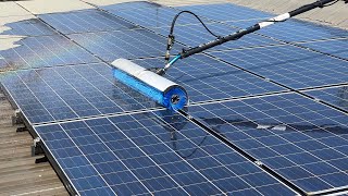 Residential Solar Panels Cleaning | Visalia CA | 71 panels cleaned