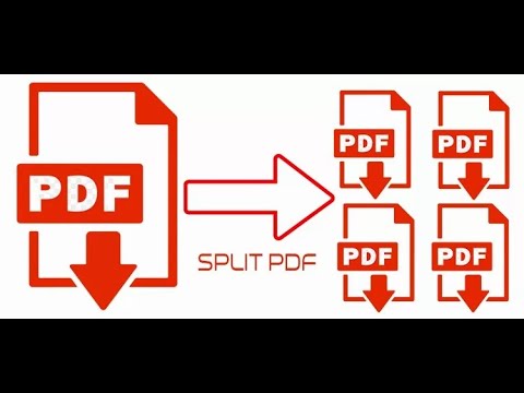 How To Split Pdf Files Youtube