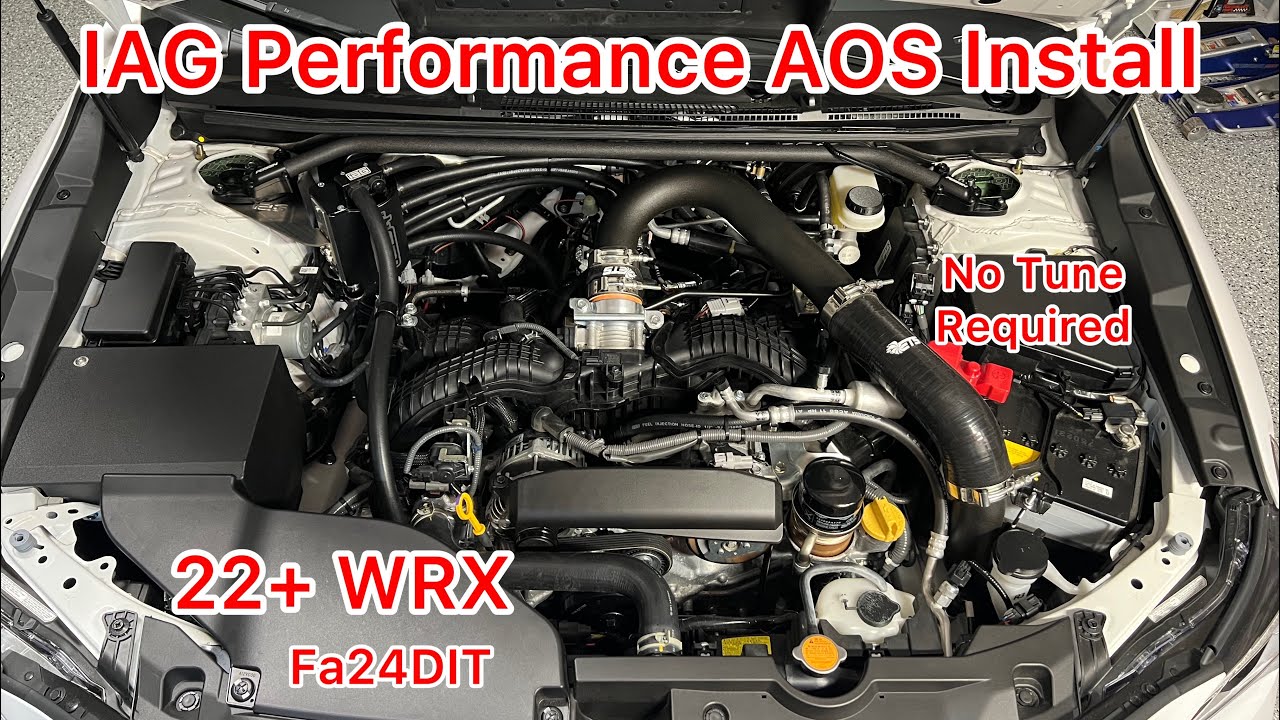 2022+ WRX IAG Performance AOS Install - YouTube