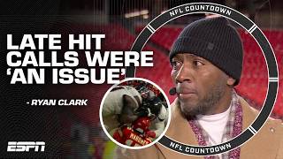 'THAT'S AN ISSUE' - Ryan Clark reacts to late hit calls in Chiefs vs. Texans | NFL on ESPN