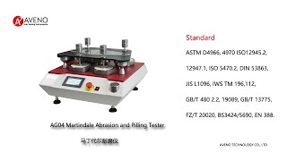 AG04 Martindale Abrasion and Pilling Tester