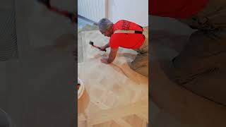 Pose parquet de Versailles / Laying Versailles parquet flooring