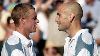 Andre Agassi vs Lleyton Hewitt 2002 US Open SF Highlights