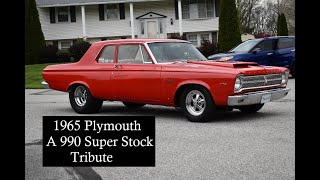 1965 Plymouth A990 Super Stock Tribute