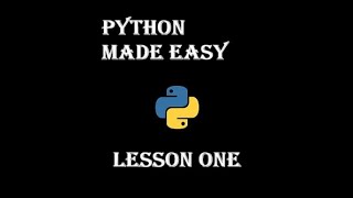 Python Lesson 1: The Basics | Print, Variables, Data Types, Input #python #programming #learn
