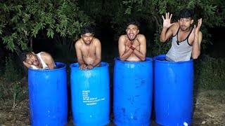 ठंडे पानी में कौन कितनी देर तक रूकता है 🥶 Cold water living challenge