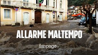 Allarme maltempo sull'Italia: allagamenti, frane e valanghe da nord a sud