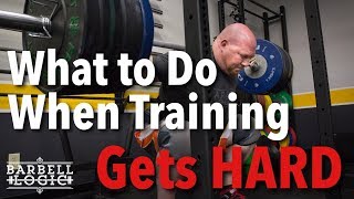 #256 - Getting Started #8: What to Do When Training Gets HARD