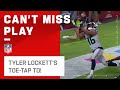 Lockett's Toe-Tap TD Makes Refs Do a Double Take