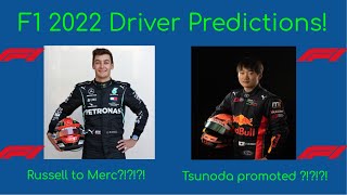 Formula 1 2022 Driver Predictions!!!