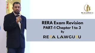 RERA Exam Revision Part - 1| Chapter 1 to 3 | By RERA Law Guru