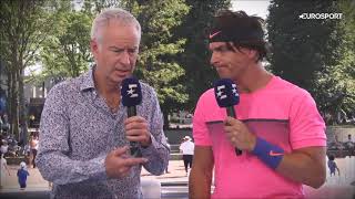 Rafa Impersonator with John McEnroe!