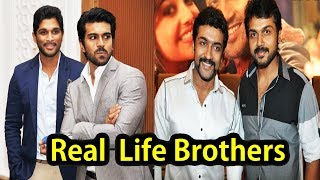 Top 10 South Indian Actors Who Are Real Life Brothers | 2017