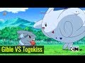 Gible VS Togekiss | Togekiss Angry to Gible because attacking Pilpup | Friends Battle