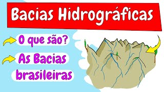 Bacias (regiões) hidrograficas do Brasil - Definição e Caracteristicas (hidrografia)