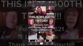 TikTok #400: MY 400TH TIKTOK!!! 🥳