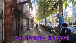 (부산) 하마정에서 양정역까지 도보여행