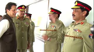 PM Imran Khan visits GHQ in Rawalpindi