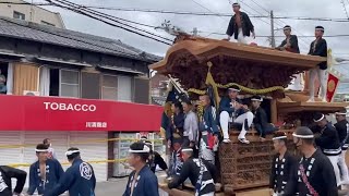 令和四年八木地区だんじり祭宵宮パレード後川清集