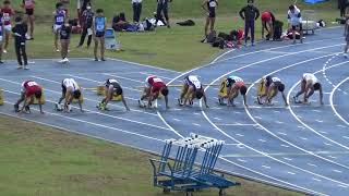 男子100m40組_道央陸上記録会第7戦_20211009