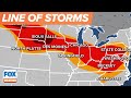 Large Area Of Severe Storms To Stretch From Upper Midwest To East Coast