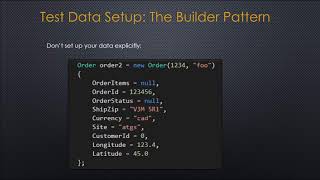 The Builder Pattern in Unit Tests