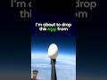 @MarkRober Drop egg 🥚 from space #viral #shorts