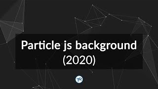 POLYGON PARTICLE JS (2020) | JAVASCRIPT ANIMATION