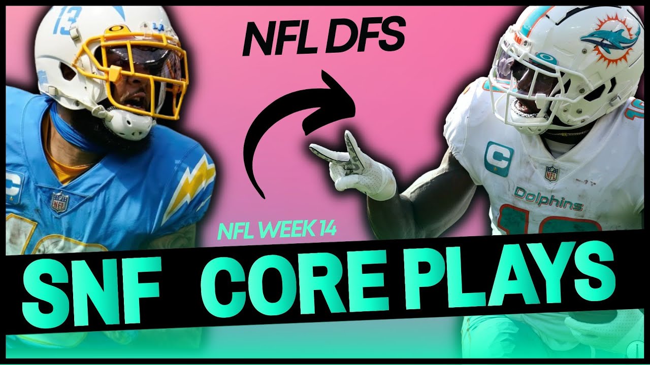 NFL DFS: Week 14 - CHARGERS VS DOLPHINS - SNF Showdown [Picks, Captain ...