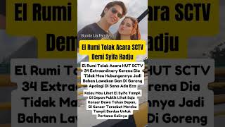 El Rumi Tolak Acara TV Demi Syifa Hadju !?  #syifahadju #elrumi