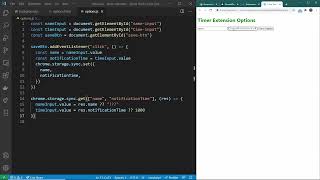 Section 2-10: Notification Time Option - React & TypeScript Chrome Extension Development