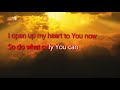 Touch Of Heaven - Hillsong Worship | Karaoke version | Worship Heaven fellowship |