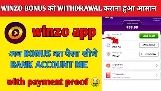 winzo bonus cash withdrawal kaise kare!! winzo bonus cash use!! winzo bonus code!! #winzo #winzoapp