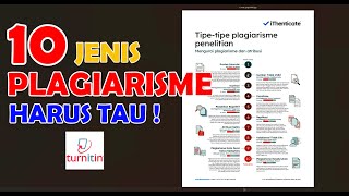 10 JENIS PLAGIARISME PENELITIAN HARUS TAU DULU !!!