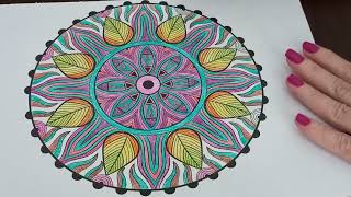 ASMR Mindful Mandalas Coloring Book 76 vol. 3