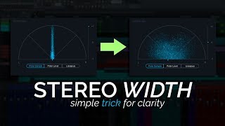 Stereo Width Production Trick For Clarity and Space