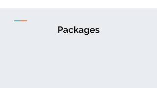 Java for Beginners - Module 6 Classes and objects - Packages