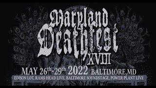 TRIUMPH OF DEATH “Full Set in MARYLAND DEATHFEST” [May./29/2022]