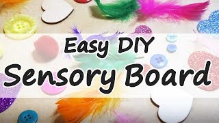 Easy & Cheap DIY Sensory Board