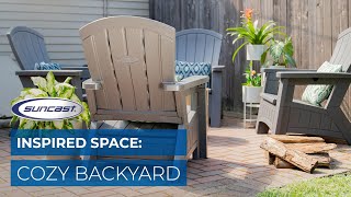 Suncast Inspired Space: Cozy Backyard