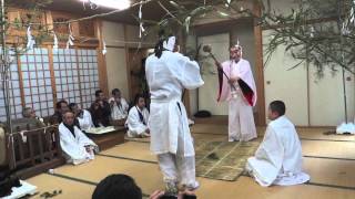 下黒川花祭2013竜王の舞（鎮め）