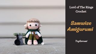 Lord of the Rings Crochet Series || How to Crochet Samwise Amigurumi Pattern || Crochet Samwise