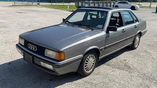 1986 Audi 4000 Walk Around