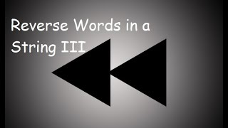 Reverse Words in a String III - LeetCode 557 - Python