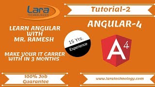 Tutorial-2 | Angular tutorial for Beginners | Lara Technology |