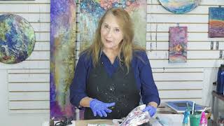 Mixed Media Tutorial -  Painting on Fabric