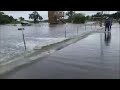 Storm surge from Hurricane Sally overtops ring levees in St. Bernard Parish