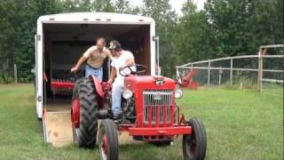 The new tractor massey Mf-25 coming home!