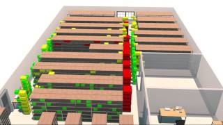 3D Animation Lageroptimierung / 3D Warehouse Optimization