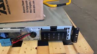 SUA3000rmi2u quick test / cold start procedure